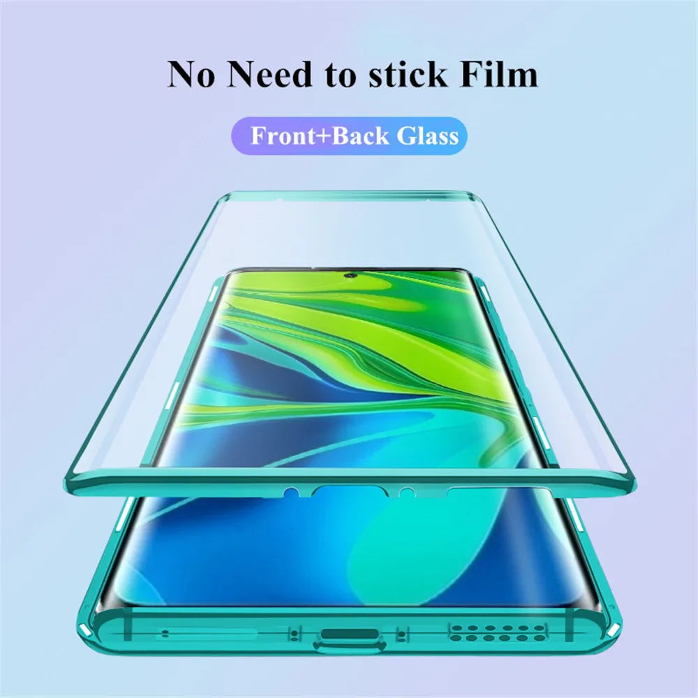 360° Metal Magnetic Double Side Glass Case - Vivo - Image 13