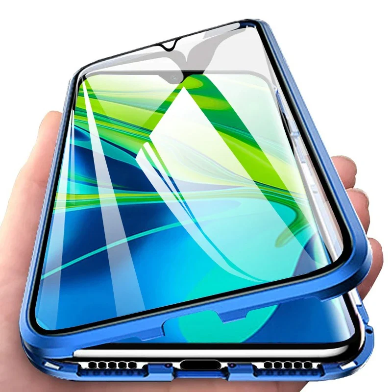 360° Metal Magnetic Double Side Glass Case - Vivo - Image 5