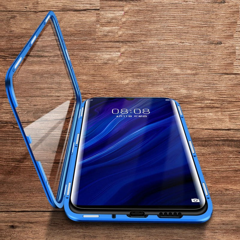 360° Metal Magnetic Double Side Glass Case - Vivo - Image 7