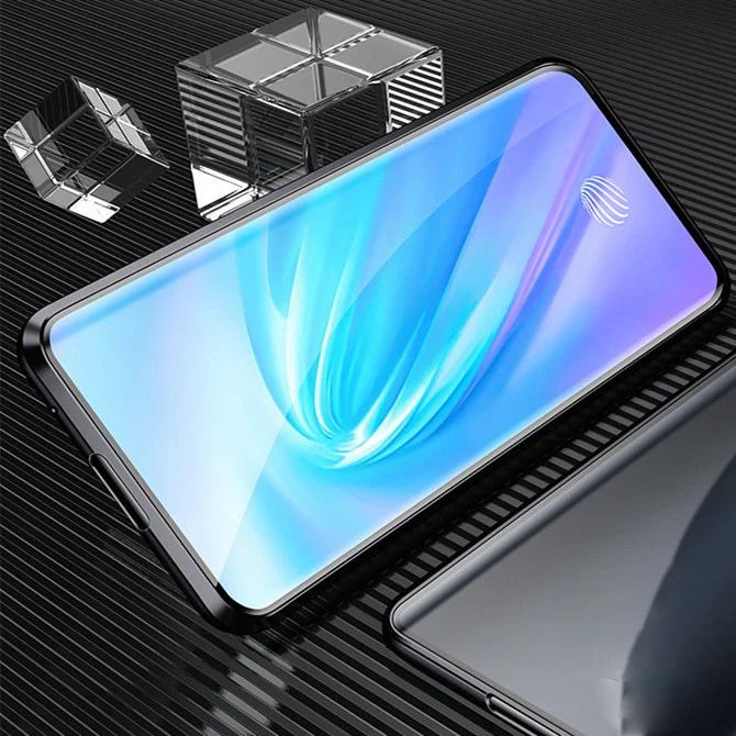 360° Metal Magnetic Double Side Glass Case - Vivo - Image 9