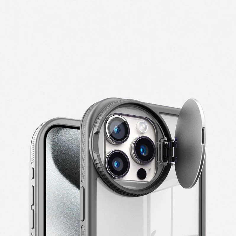 Acrylic Flip Round Lens Holder Case - iPhone - Image 11