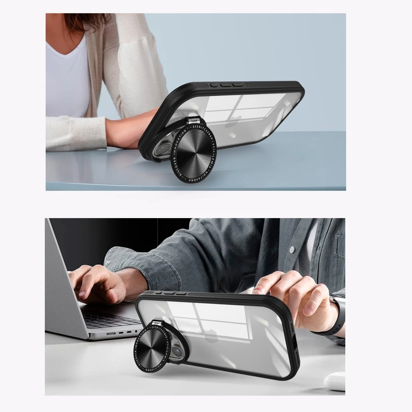 Acrylic Flip Round Lens Holder Case - iPhone - Image 14