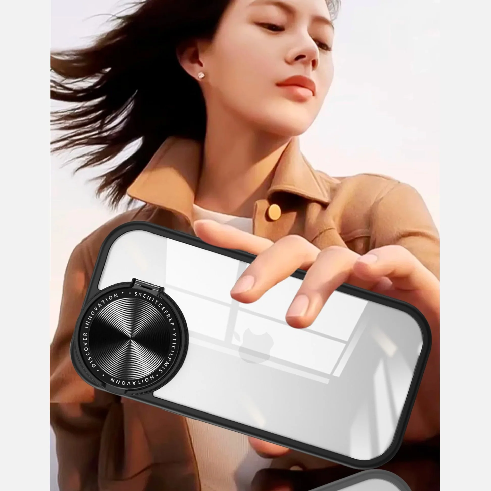 Acrylic Flip Round Lens Holder Case - iPhone - Image 15