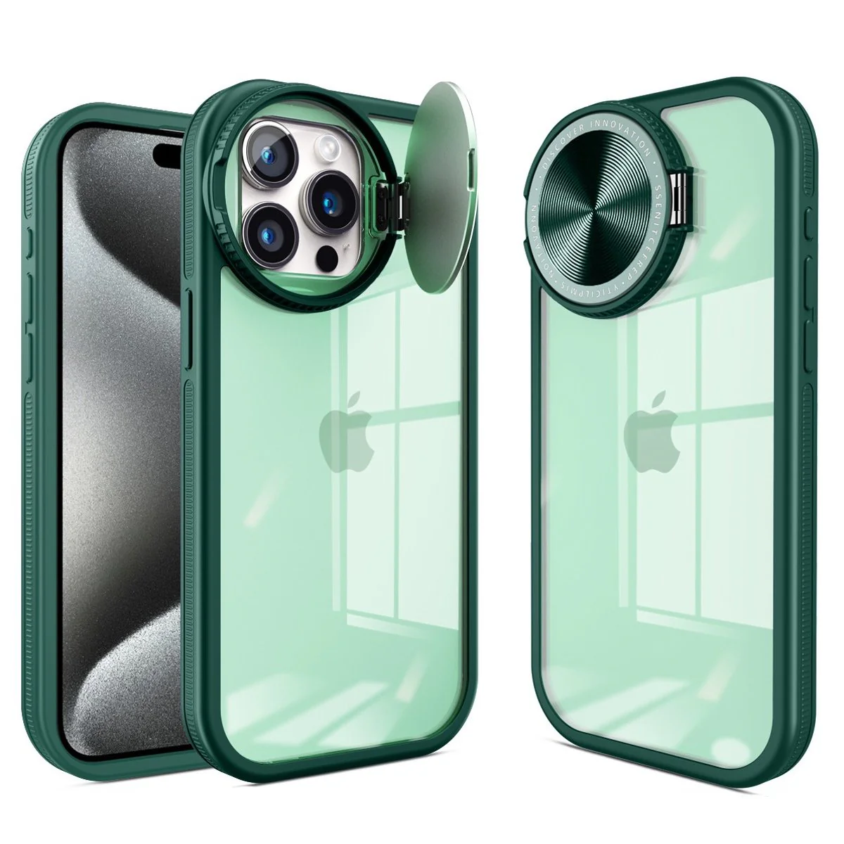 Acrylic Flip Round Lens Holder Case - iPhone - Image 2