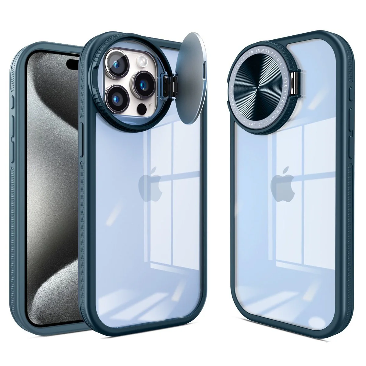 Acrylic Flip Round Lens Holder Case - iPhone - Image 4