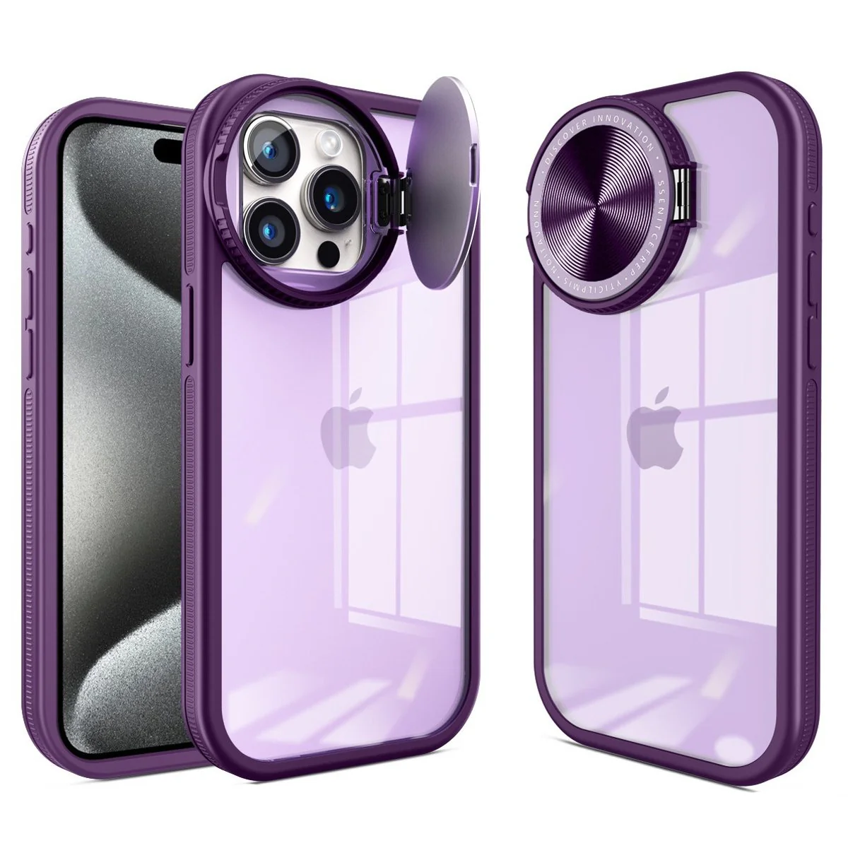 Acrylic Flip Round Lens Holder Case - iPhone - Image 5