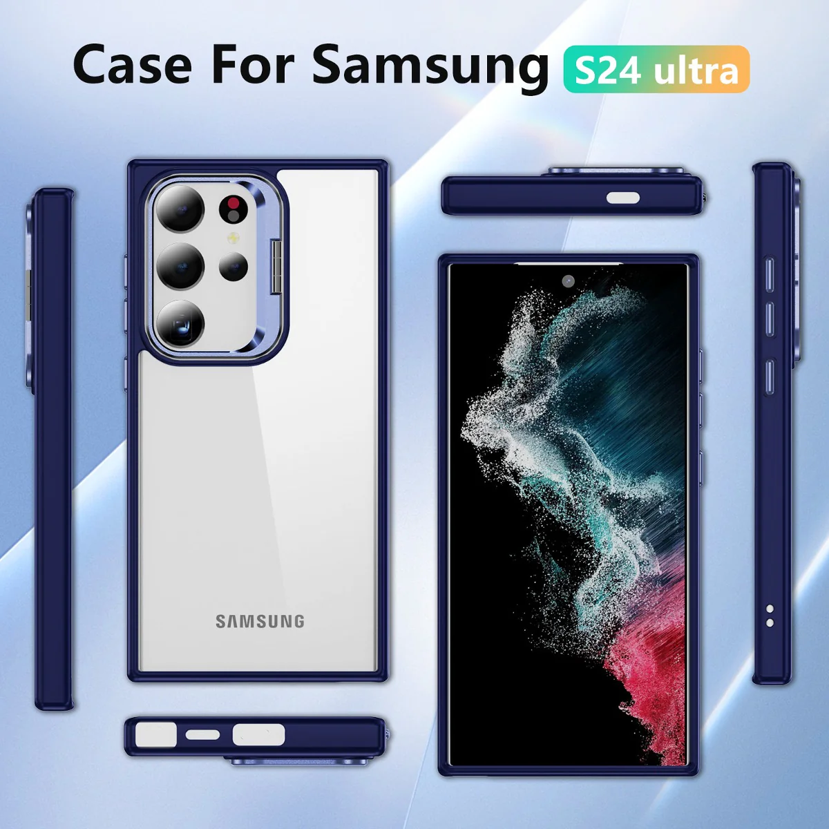 Foldable Camera Bracket Kickstand Case - Samsung - Image 6