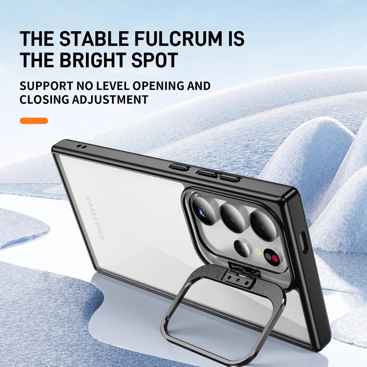 Foldable Camera Bracket Kickstand Case - Samsung - Image 9