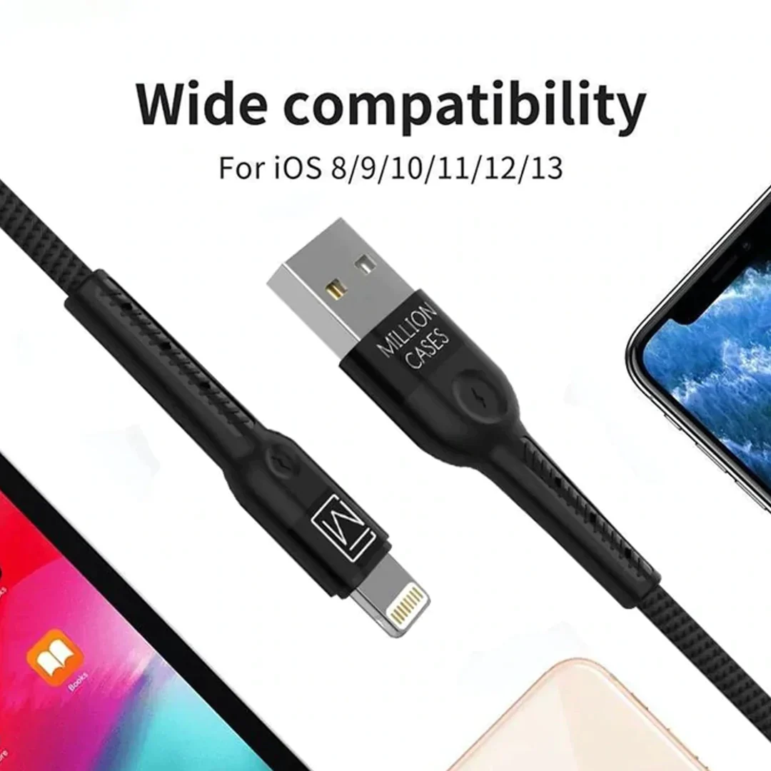 Add USB Nylon Lightning Cable - (Rs.400/- Only) - Image 4