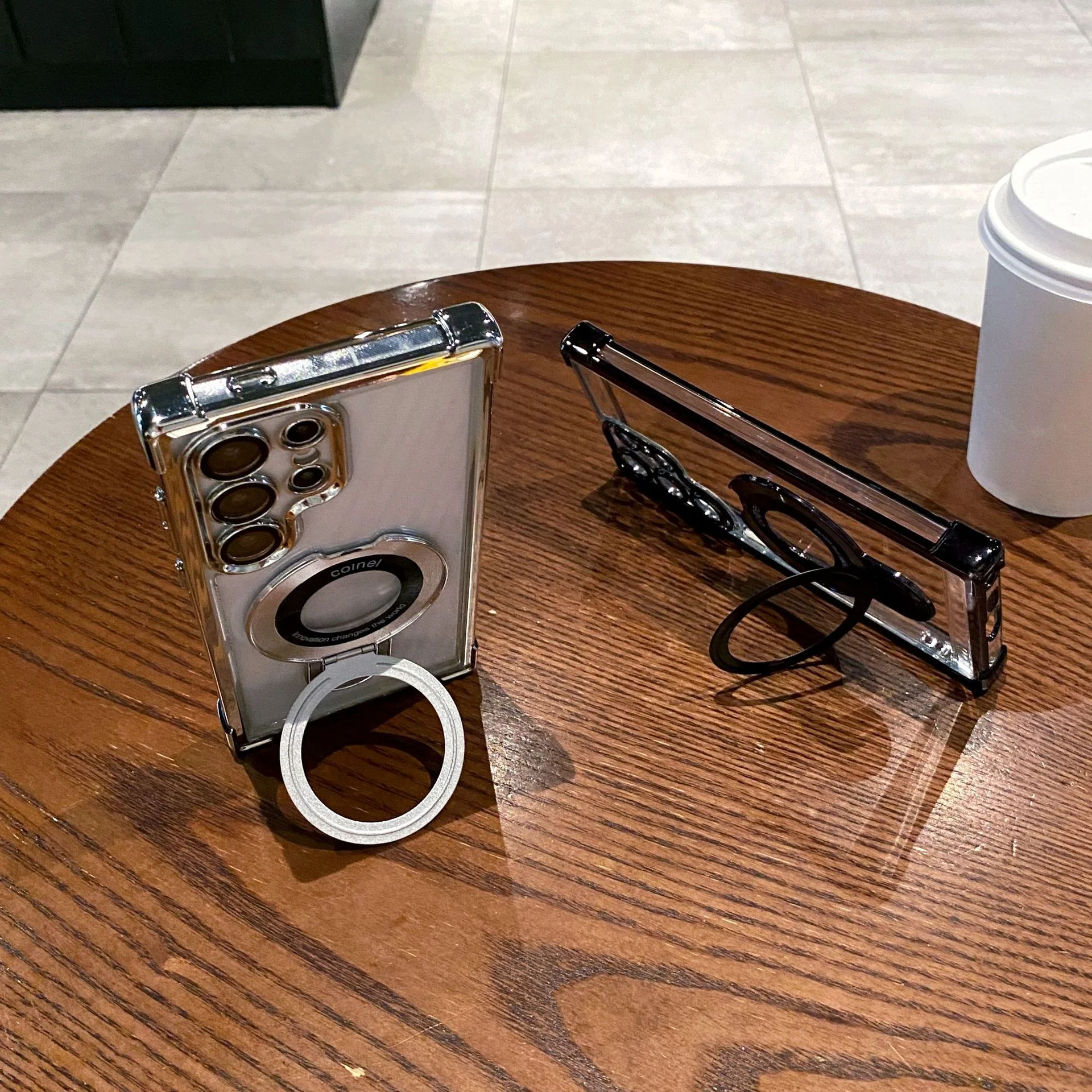 Air Armor Electroplated Magnetic Holder Case - Samsung - Image 5