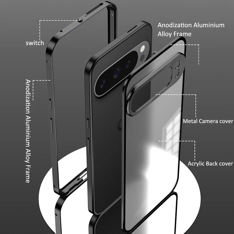 Aluminium Alloy Metal Frame Glass Case - Google - Image 3