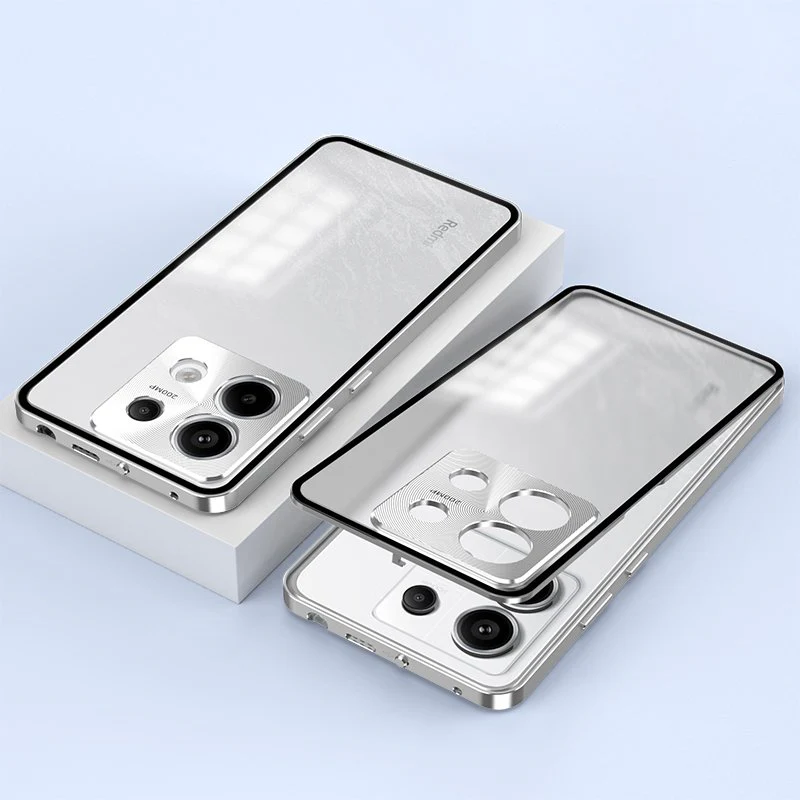 Aluminium Alloy Metal Frame Glass Case - Xiaomi - Image 3