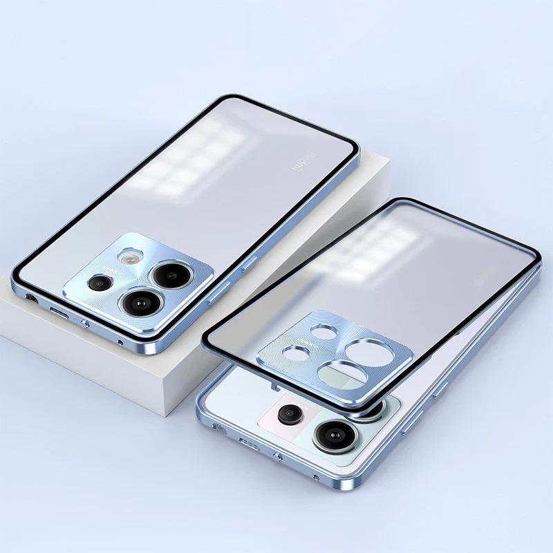 Aluminium Alloy Metal Frame Glass Case - Xiaomi - Image 4