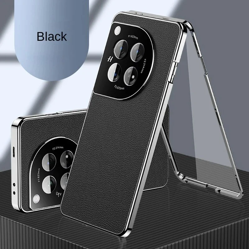 Aluminium Frame Leather Back Case - OnePlus - Image 8
