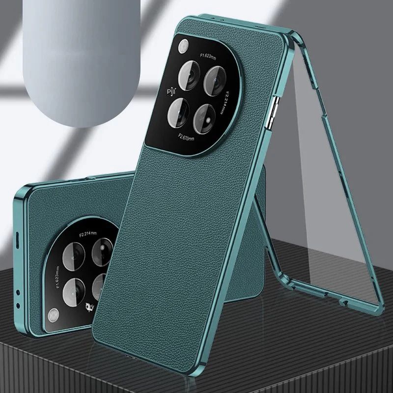 Aluminium Frame Leather Back Case - OnePlus - Image 9