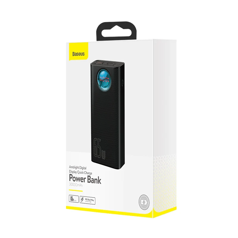 Amblight 30000mAh 65W Digital Display Power Bank - Image 6