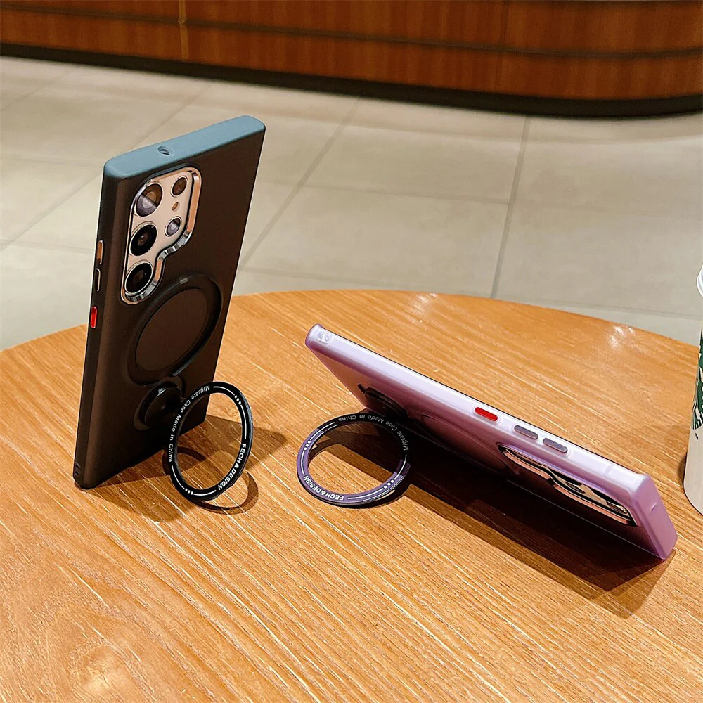 Anti Fall Magnetic Kickstand Magsafe Case - Image 4