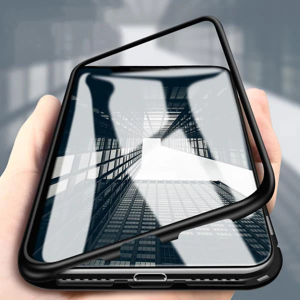 New Electronic Auto-Fit Magnetic Glass Case for iPhone - Image 6