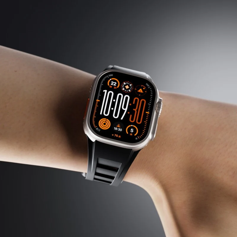 Aqua Cloud Smooth Strap For Apple Watch - Image 10