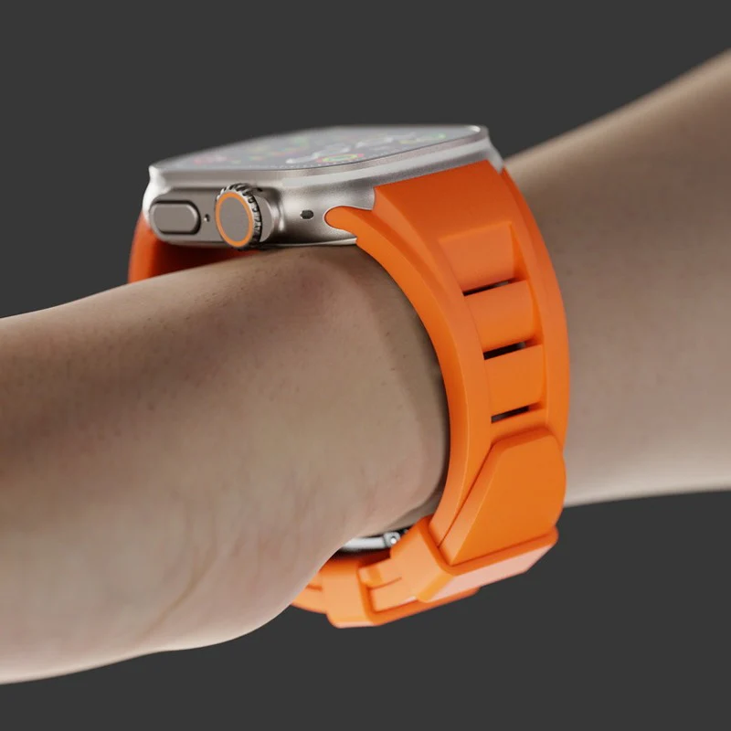 Aqua Cloud Smooth Strap For Apple Watch - Image 6