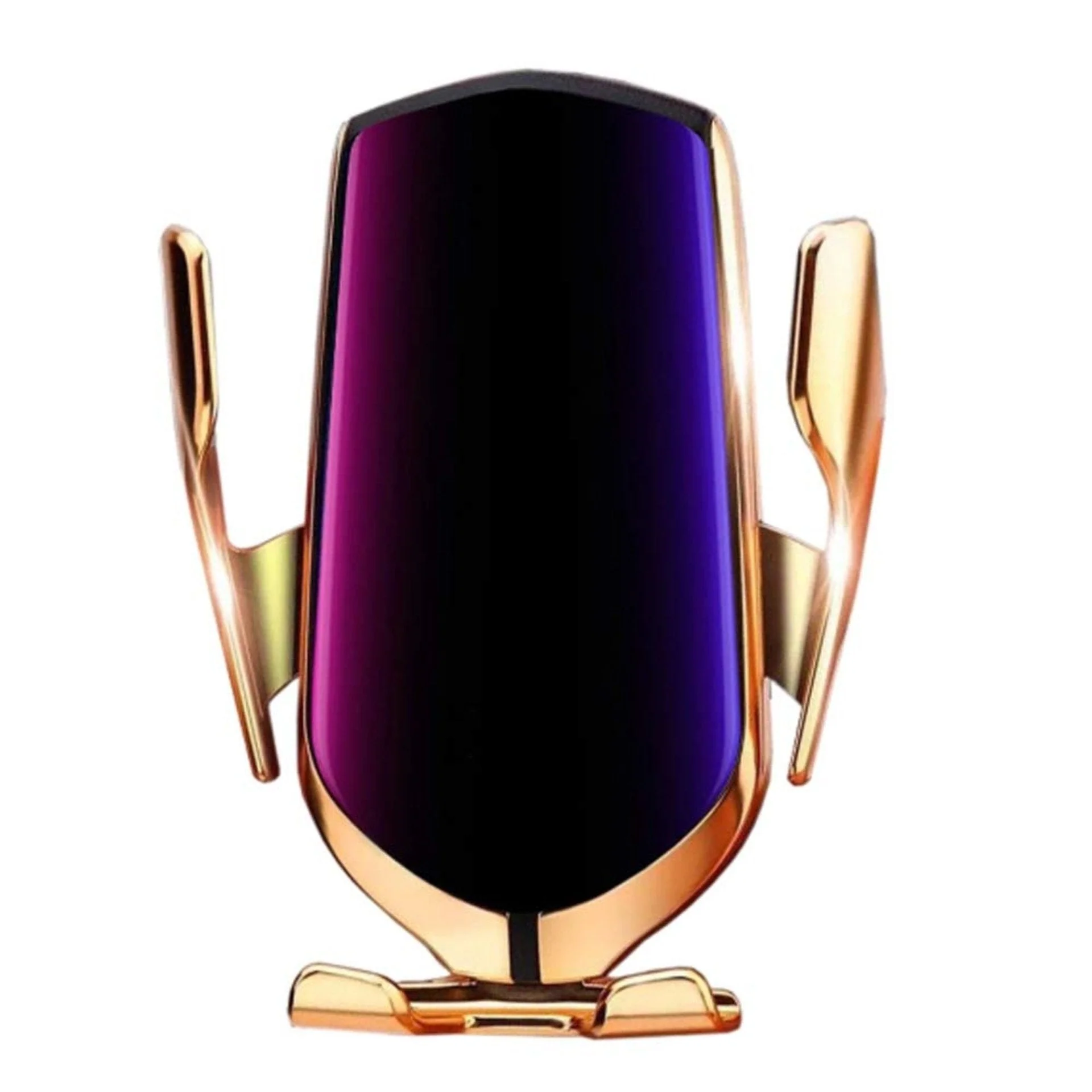 Gold-Plated Auto-Clamp Magnetic Wireless Charger Mount - Image 3