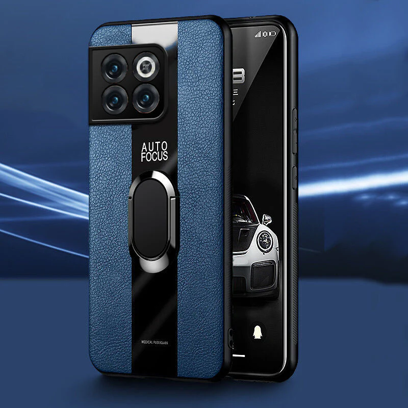 Plexiglass Luxury Leather Ring Case - OnePlus - Image 10