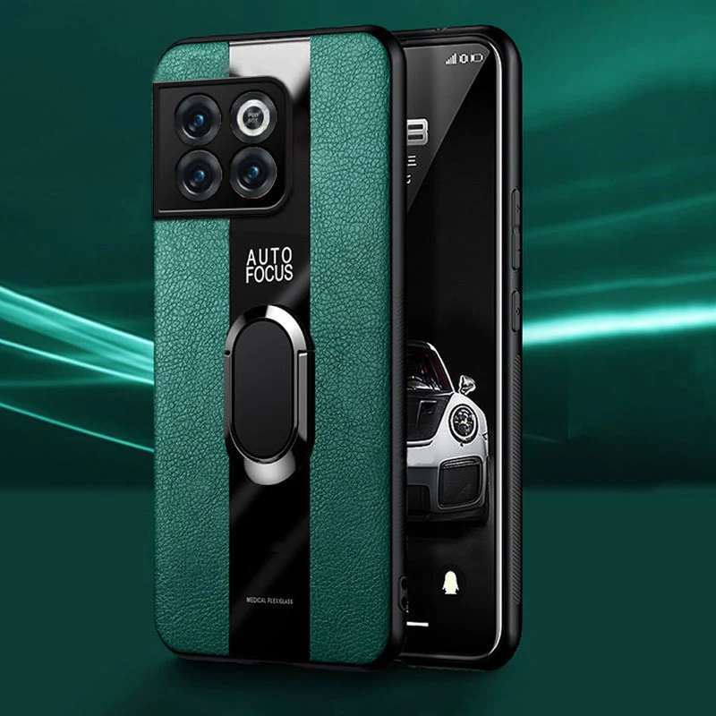 Plexiglass Luxury Leather Ring Case - OnePlus - Image 11