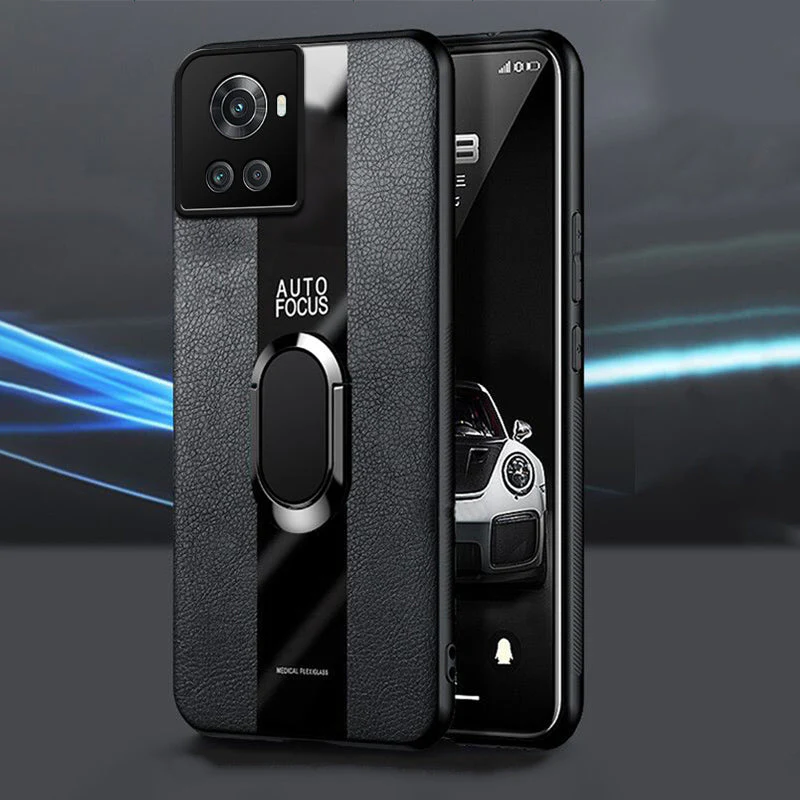 Plexiglass Luxury Leather Ring Case - OnePlus - Image 12