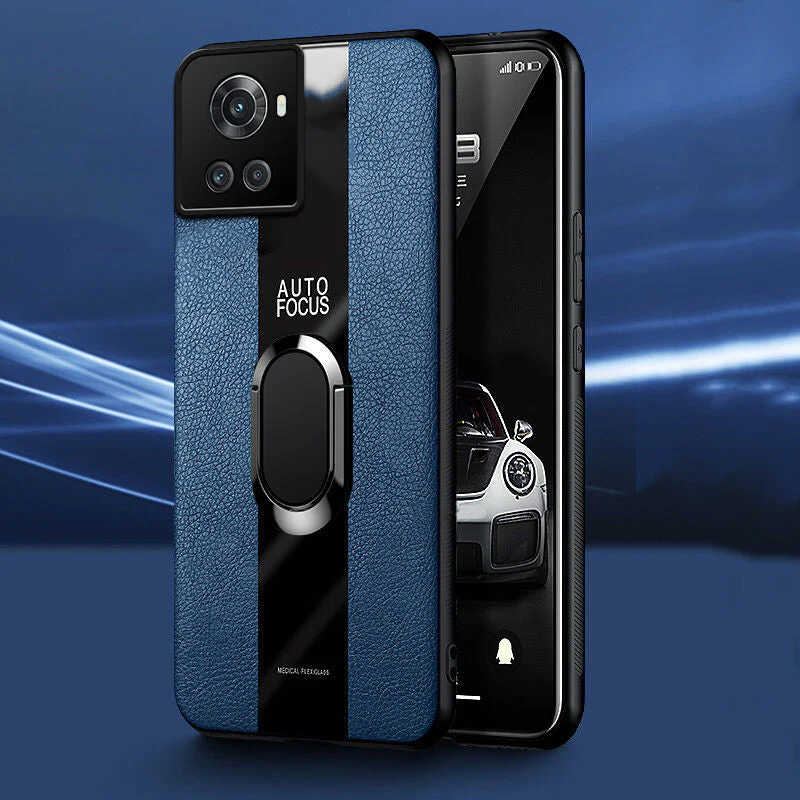 Plexiglass Luxury Leather Ring Case - OnePlus - Image 13