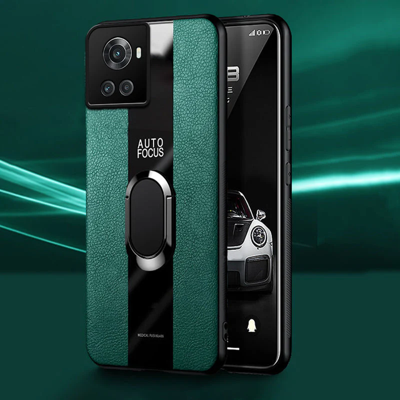 Plexiglass Luxury Leather Ring Case - OnePlus - Image 14