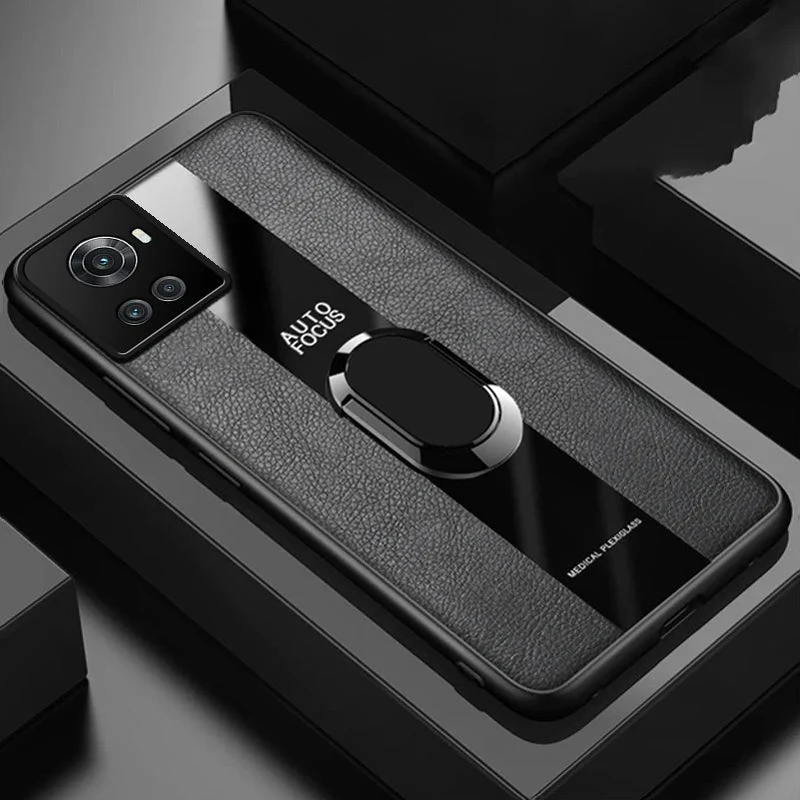 Plexiglass Luxury Leather Ring Case - OnePlus - Image 21