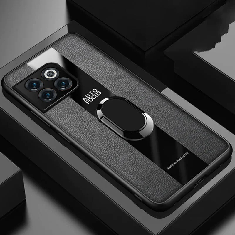 Plexiglass Luxury Leather Ring Case - OnePlus - Image 23