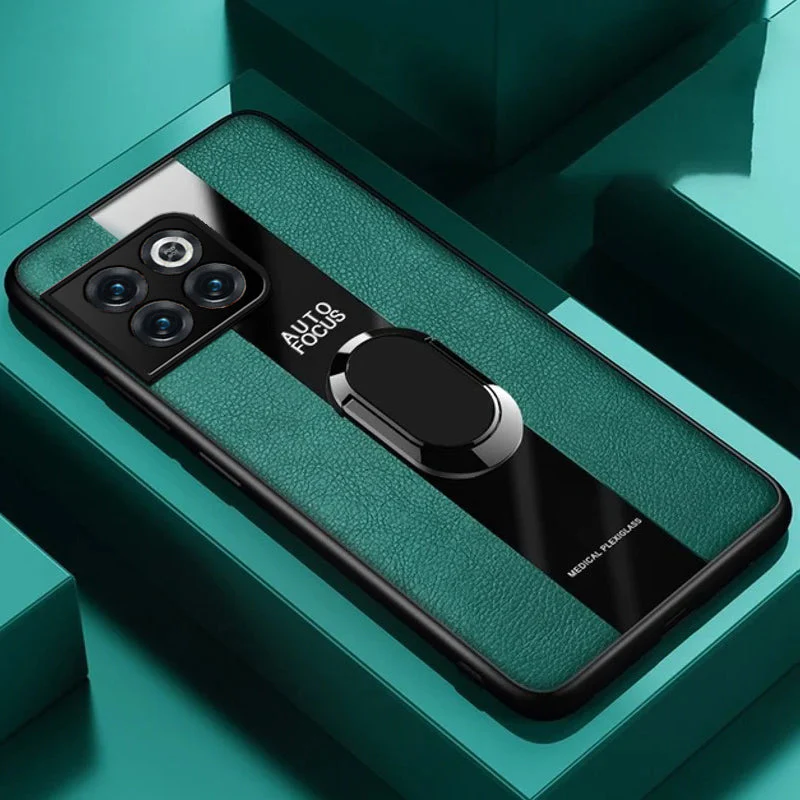 Plexiglass Luxury Leather Ring Case - OnePlus - Image 25