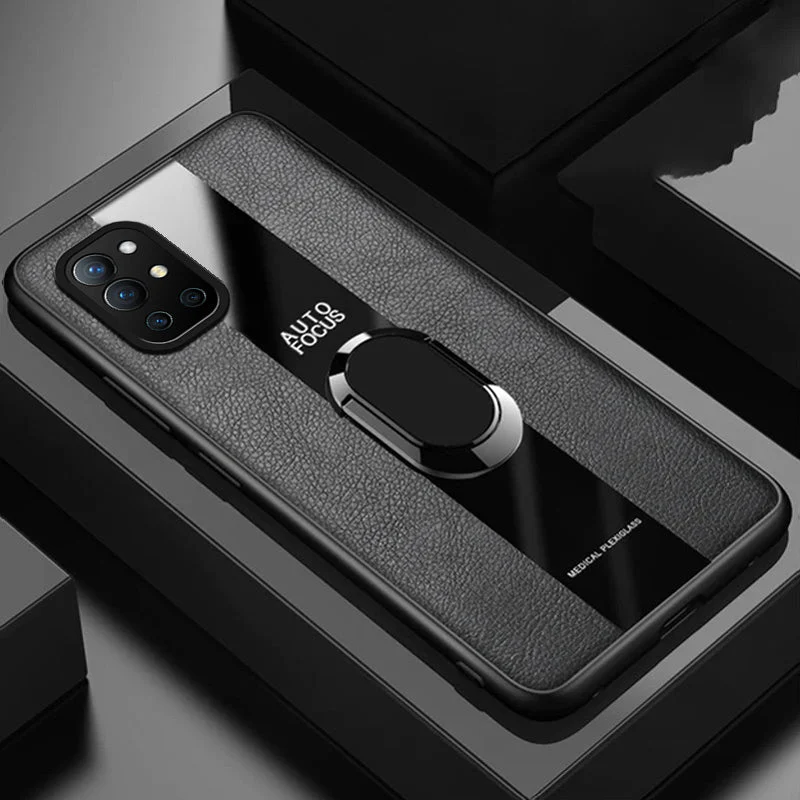 Plexiglass Luxury Leather Ring Case - OnePlus - Image 26