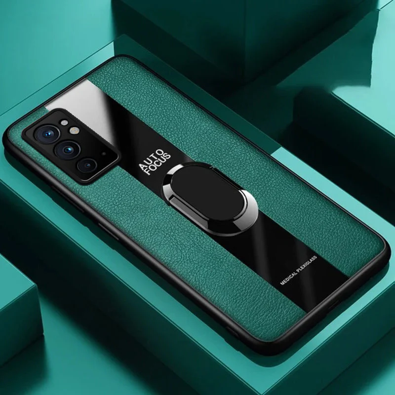 Plexiglass Luxury Leather Ring Case - OnePlus - Image 32