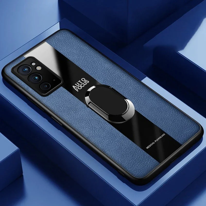Plexiglass Luxury Leather Ring Case - OnePlus - Image 34