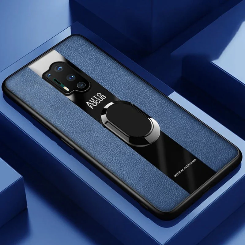 Plexiglass Luxury Leather Ring Case - OnePlus - Image 36