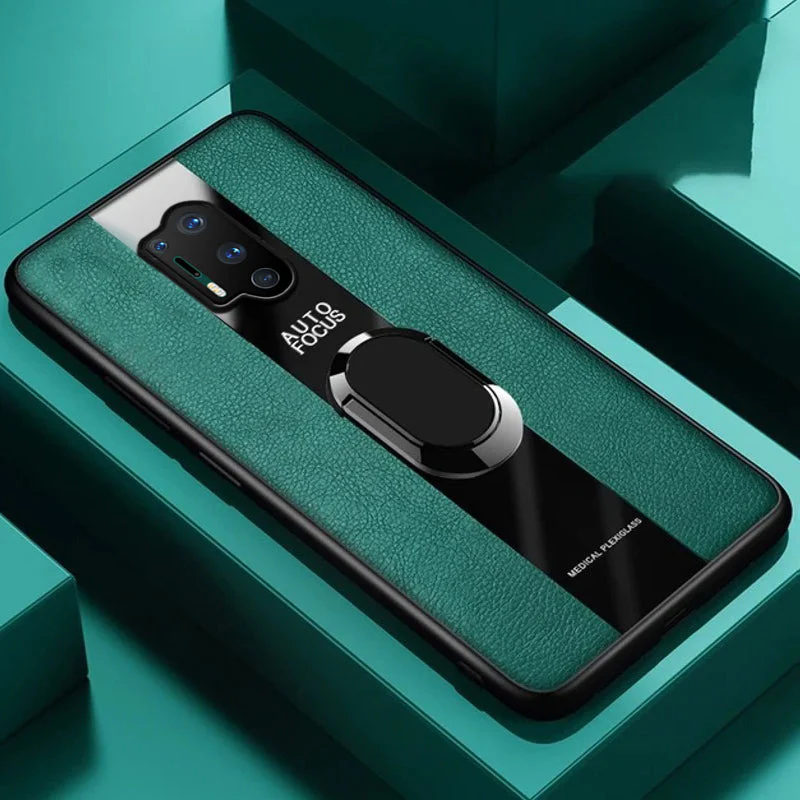 Plexiglass Luxury Leather Ring Case - OnePlus - Image 37