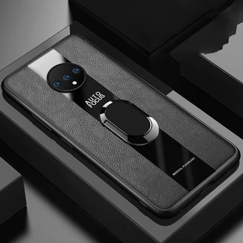 Plexiglass Luxury Leather Ring Case - OnePlus - Image 39