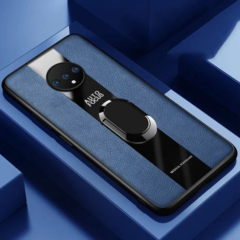 Plexiglass Luxury Leather Ring Case - OnePlus - Image 40