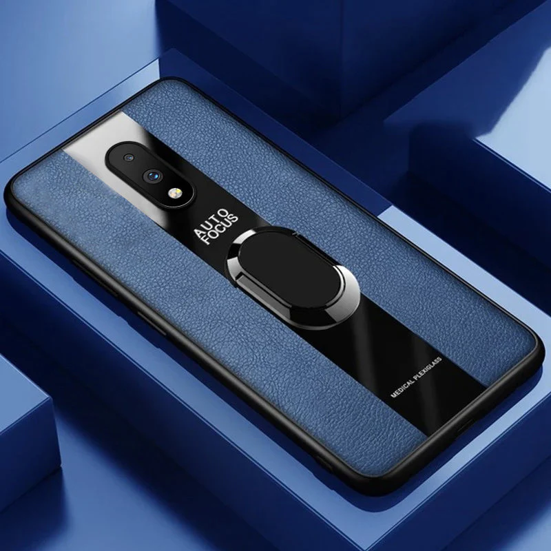 Plexiglass Luxury Leather Ring Case - OnePlus - Image 42