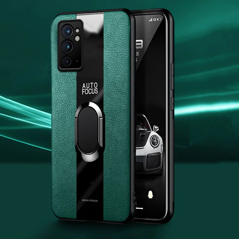 Plexiglass Luxury Leather Ring Case - OnePlus - Image 48