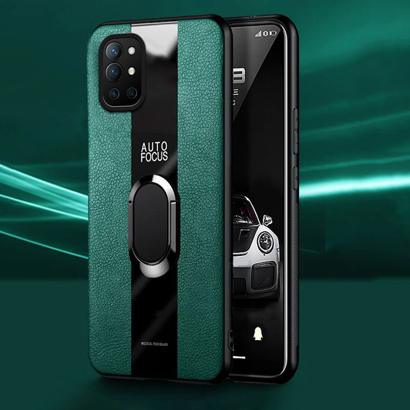Plexiglass Luxury Leather Ring Case - OnePlus - Image 51
