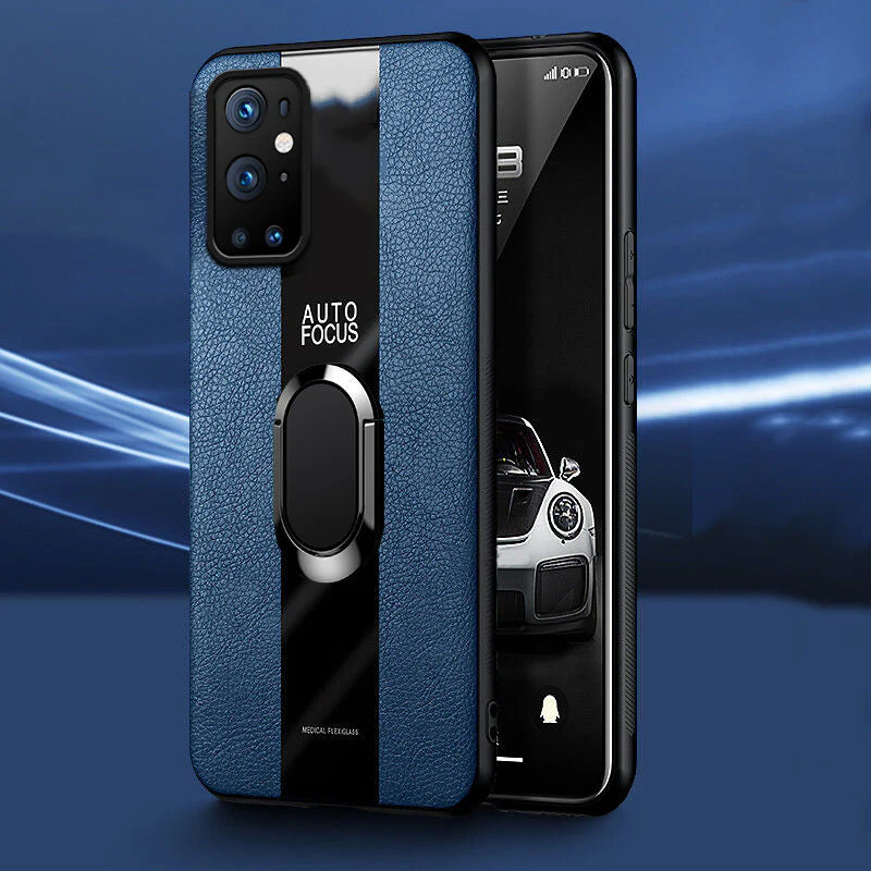 Plexiglass Luxury Leather Ring Case - OnePlus - Image 55
