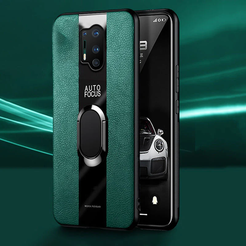 Plexiglass Luxury Leather Ring Case - OnePlus - Image 57
