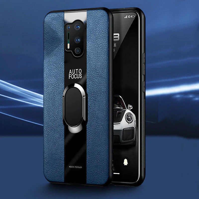 Plexiglass Luxury Leather Ring Case - OnePlus - Image 58
