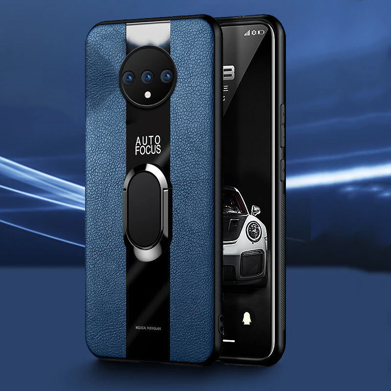 Plexiglass Luxury Leather Ring Case - OnePlus - Image 60