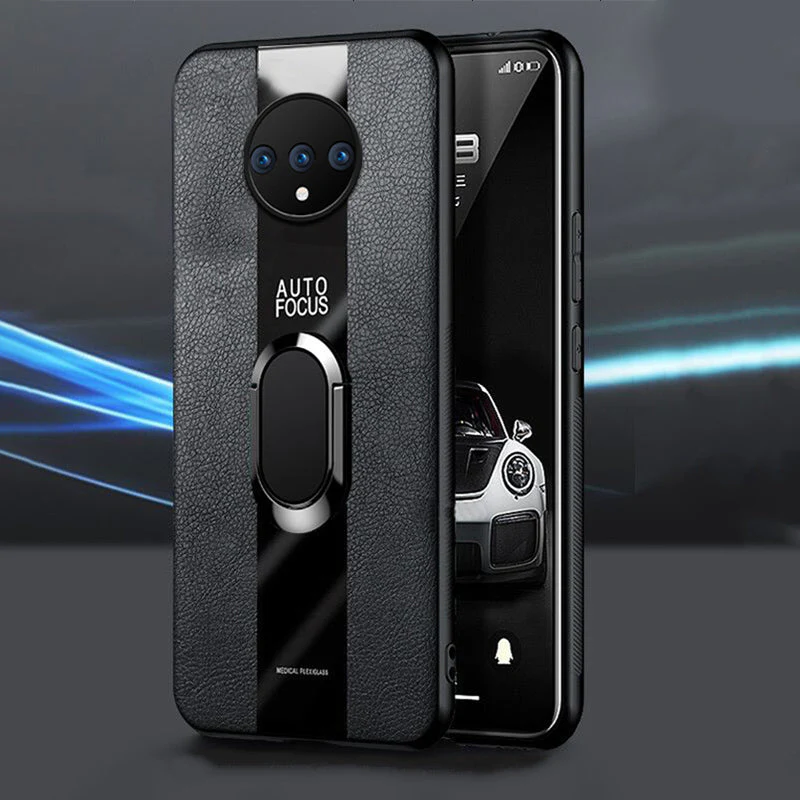 Plexiglass Luxury Leather Ring Case - OnePlus - Image 61