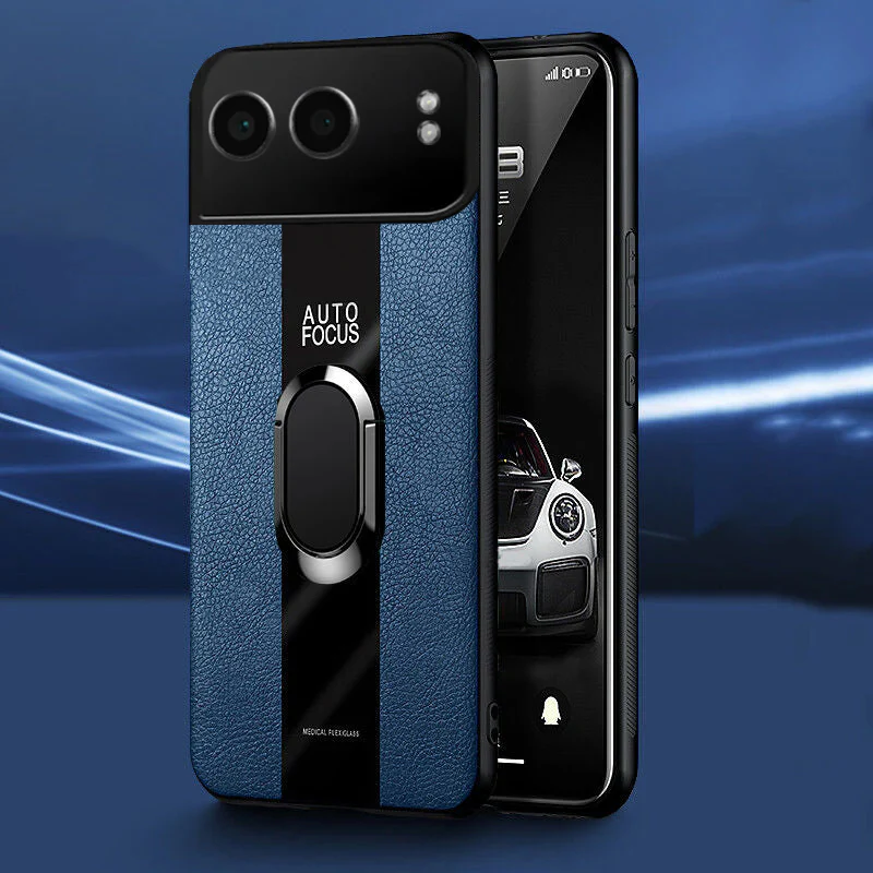 Plexiglass Luxury Leather Ring Case - OnePlus - Image 67