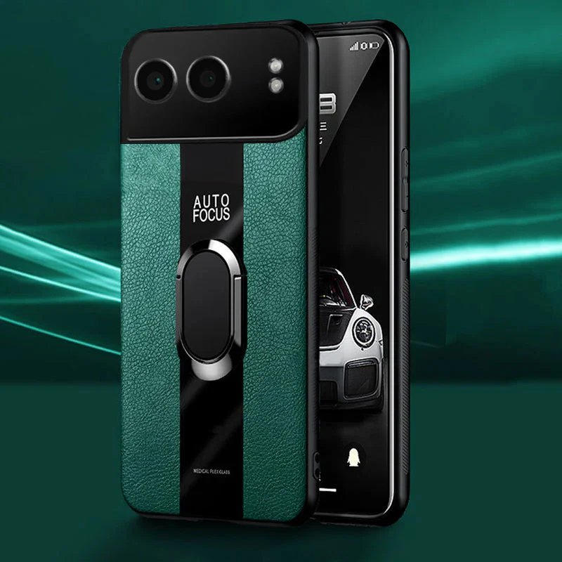 Plexiglass Luxury Leather Ring Case - OnePlus - Image 68